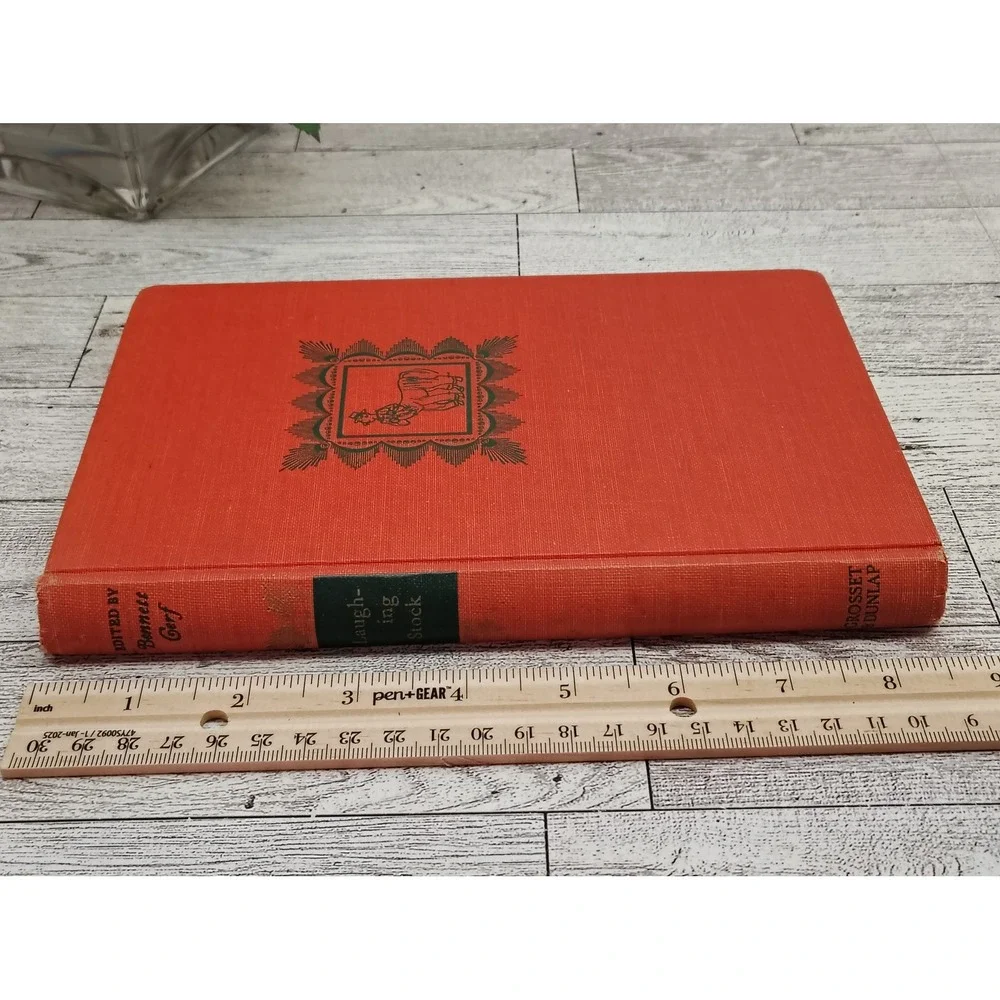 Laughing Stock 1945 Bennett Cerf HC‎ Vtg Humor Book Jokes Anecdotes Carl Rose